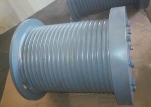 Quality Marine Hydraulic Winch Drum Durable With Rope Groove Rope Inlet wholesale