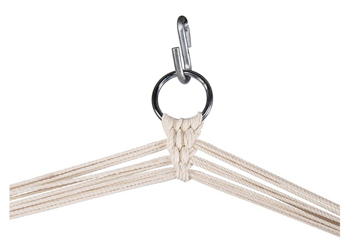 Nontoxic Hanging Hammock Chair Indoor With Polyester Cotton Rope Material