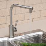 Cupc 360 Degree 304 Stainless Steel Kitchen Faucet Deck Mounted