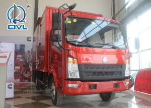 Quality HOWO 4T Light Duty Commercial Trucks Commercial Box Truck ISO wholesale