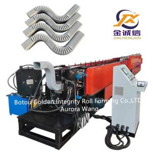 Quality Steel Downspout Pipe Forming Machine PLC Downspout Elbow Machine wholesale