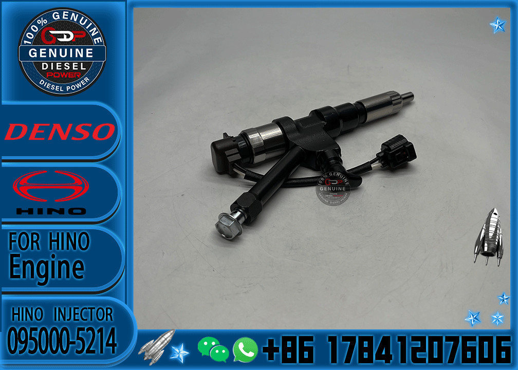 Diesel Injector Fuel Injector Assy For SK460-8 P11C Engine 095000-5215 095000-5213 095000-5214 095000-5212
