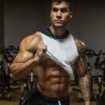 New Style Muscle Gym Hooded Vest Men's Sports Sleeveless Hoodies