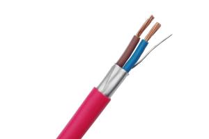 Quality PH120 Fire Resistant Cable 2 Core Bare Copper Silicone Insulation LSZH Jacket wholesale