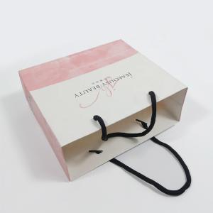 Quality Offset Printing Paper Gift Packaging Bags Luxury Cosmetic Clothes Gift Carry Bags wholesale
