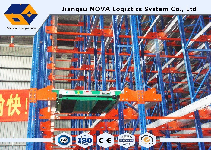Adjustable Shuttle Storage System Semi Automatic With Radio Controlled Vehicles