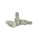 Steel CNC Turned Zinc Plated Thumb Screw Double Diamond Knurls Anti-Slip Grip