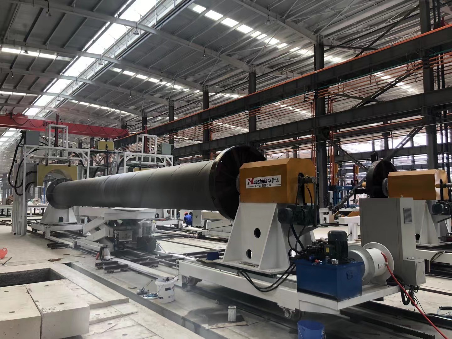 Polyurethane Spraying Foam HDPE Winding Protective Jacket Preinsulated Steel Pipe Equipment