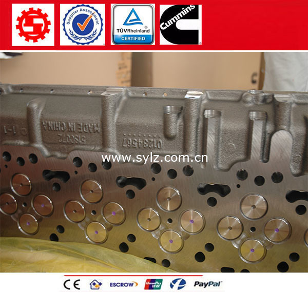 China made Cummins ISLE L diesel engine auto part Cylinder Head 4942139 5347976 5256470 For Dongfeng Kinland truck