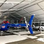 Huge Prefab Mobile Aircraft Hangar Tent 40x60m DIN 4102 B1