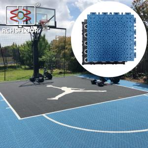 Quality Anti Slip Multi Sport Interlocking Tiles 34*34cm PP Tiles For Badminton Court wholesale