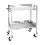 Anti Rust SS Hospital Emergency Trolley Portable