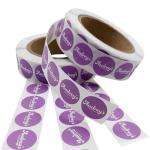 Hot Stamping Gold Foil Label Stickers Waterproof Custom Metal Stickers