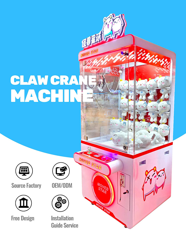 Indoor Entertainment Cioin Operated Online Arcade Claw Vending Machine Crane Claw Machine For Amusement Park