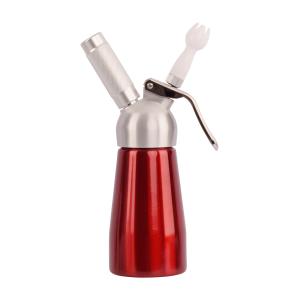 Quality Metal Aluminium Red 250ml Whipped Cream Dispenser 12pcs/ Carton wholesale