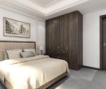 Portable Bedroom Furniture Closet Custom Open Design for Modern Villa Veneer