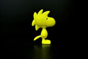 Quality Cute Yellow Bird Toy Story Figures , Snoopy Figurines Collection Woodstock With A Tail wholesale