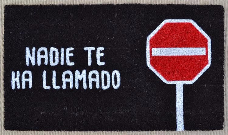Coco fiber animal printed door mat with PVC backing