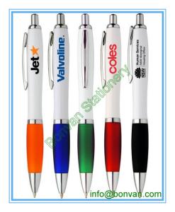 Quality plastic advertise ball pen,contour promotional gift pen wholesale