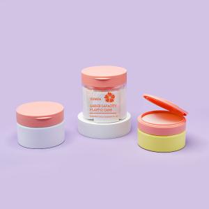 Quality Big Size Plastic Jar Container With Flip Cover Sample Available Wholesale Price 180ml 240ml 300ml wholesale