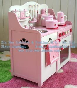 Quality Wooden kitchen toys, wooden simulation kitchen, wooden package Kitchen Toys wholesale