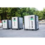 37KW Stationary Industrial Rotary Screw Air Compressor with 24L gas storage tank