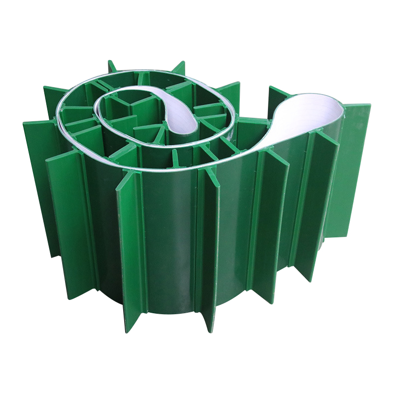 1mm-10mm White Green Black Food Grade PVC Conveyor Belt with Chevron Diamond Edge Seal