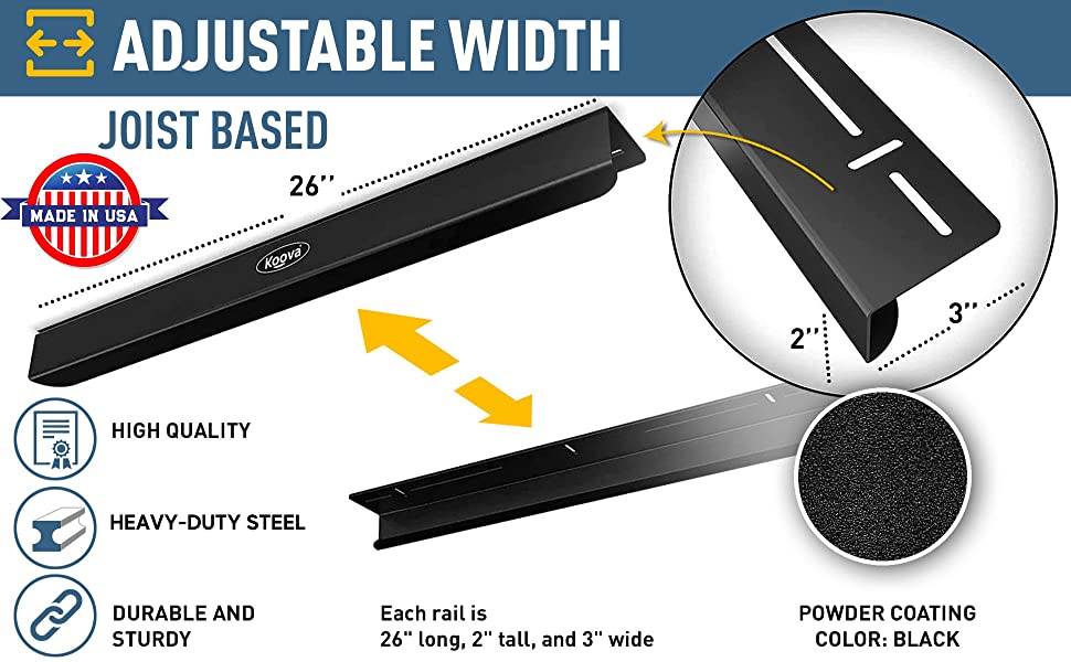Powder Coated Heavy-duty Steel Adjustable Multifunctional Storage Bin Rail System Overhead Ceiling Rack