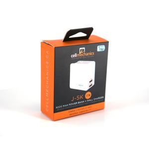 Quality Hot Stamping Tempered Glass Packing Box Power Bank Packaging Printing With Hanger 82mm*46mm*97mm wholesale