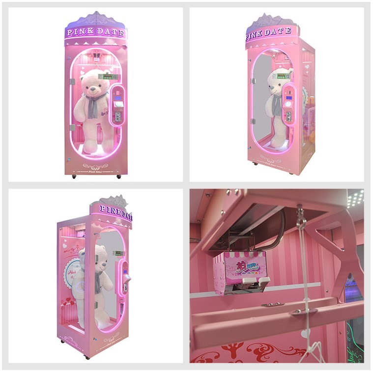 Pink Lite Barber Cut Vending Machine For Indoor Shopping Mall