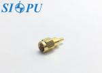 SMA Male To SSMB Male RF Coaxial Adapter Brass Gold Plated SMA(J)-SSMB-(J)
