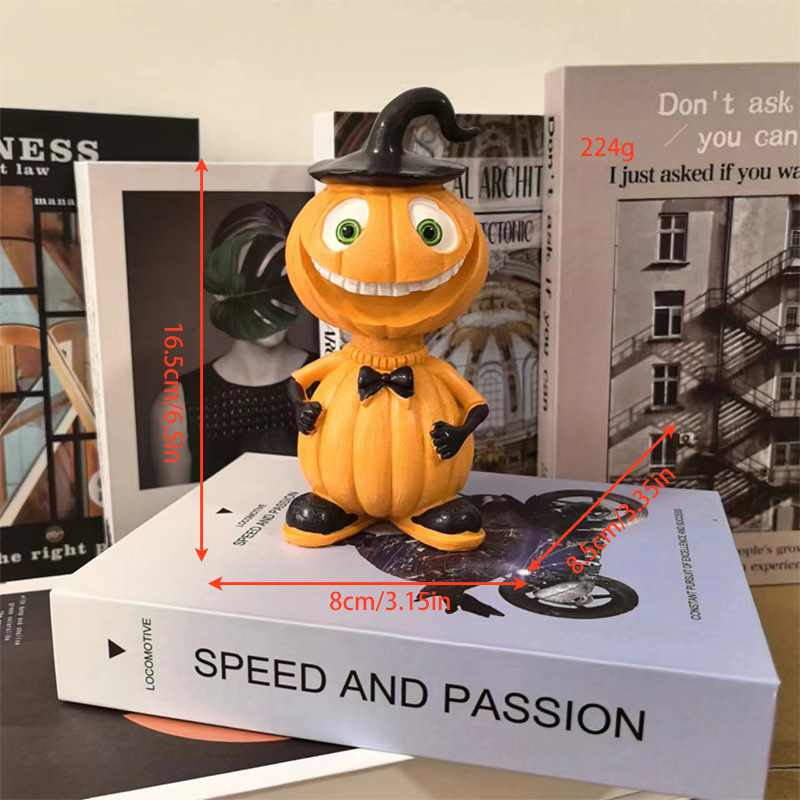 Party Event Decoration Acrylic Pumpkin Spirit Hanging Ornament for Car Rearview Mirror