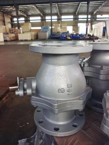 Quality Gearbox Flanged Ductile Iron Ball Valve With EPDM Sealing wholesale