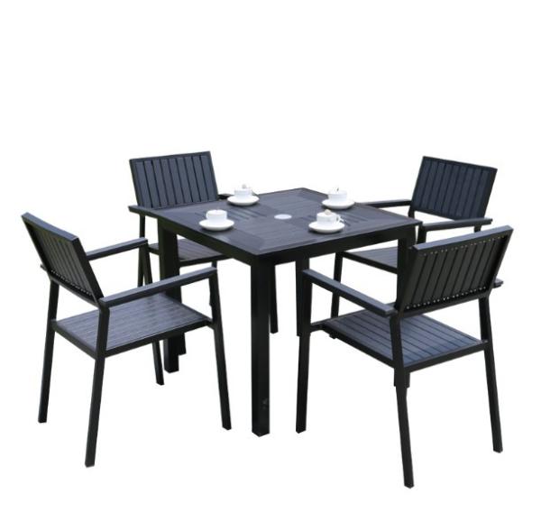 Hot Sales Aluminium PE Rattan chairs Leisure Outdoor Garden Backyard Polywood