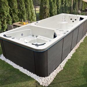 Quality 8 Person Outdoor Massage Spa Pool Whirlpools Swim Pool For Swimming wholesale