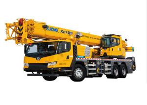 Quality 35t Hydraulic Mobile Crane , XCT35 XCMG telescopic truck crane wholesale