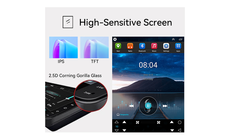 9 inch Car Radio Android Car Touch Screen GPS Navigation auto Radio Car DVD Player Tesla Style For KIA sportage