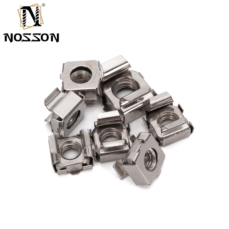 JIS Standard Metric Cage Nut M4 M5 M6 M8 Stainless Steel Carbon Steel With Zinc Plated for Plain Finish and Metric Measurement System
