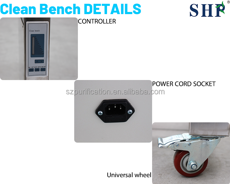 SUS304 30KG Clean Bench Cabinet Laminar Flow Hood Clean Room Laboratory Equipment