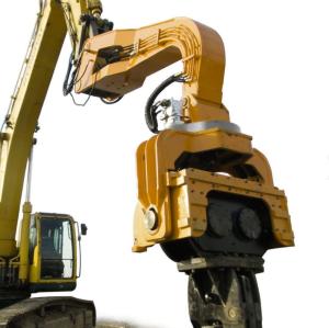 Quality 10-70 Ton Excavator Mounted Pile Hammer High Efficiency wholesale