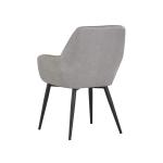 Light Brown PU Furniture Wingback 880mm leisure Chairs With Armrest