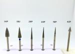 Needle Shape Diamond Polishing Burs 2.35mm Dental Lab Diamond Burs