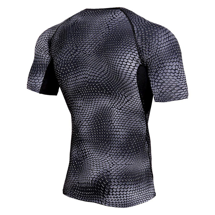 Men Custom Rash Guard Easy Cleaning Unique Design Logo Imprintable