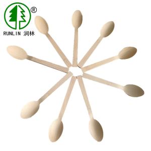 Quality Polished Surface Disposable Compostable Bamboo Cutlery Non Stick Salad Serving Spoons wholesale