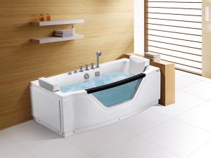 Quality Acrylic Whirlpool Massage Bathtub M1783 High Gloss Pure Sanitary Grade wholesale