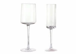 Quality Mouth Blown 220mm 17oz Crystal cylindrical Wine Glasses Goblet wholesale