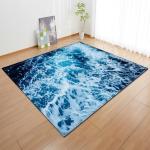 Living room large carpet, bedroom floor mat, scenic, artistic, cute, non slip