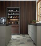 Veneer Finished Modern Style Kitchen Cabinet for Old Kitchen Renovation