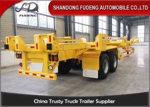 Quality FUWA Axles 40ft skeletal chassis container trailer 40 tonnes port trucks terminal trailers wholesale