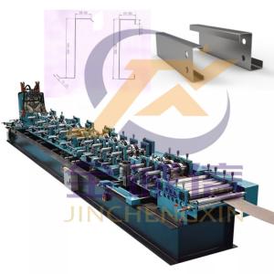 Quality Size adjustment 80-300mm CZ purlin roll forming machine for steel structure houses wholesale